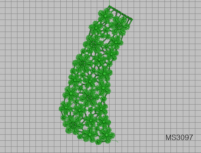 1개) 면케미컬 자수모티브 MS3097