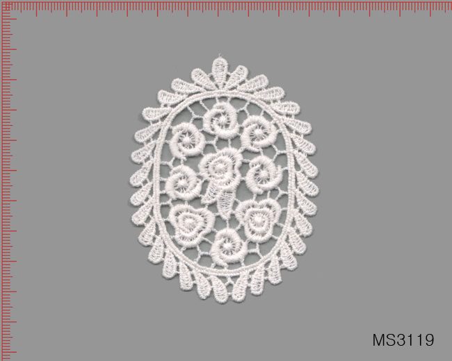 1개) 면케미컬 자수모티브 MS3119