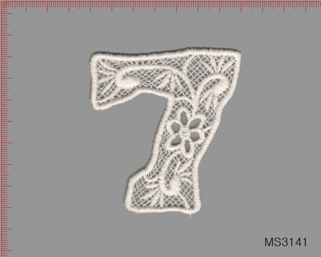 1개) 면케미컬 자수모티브 MS3141