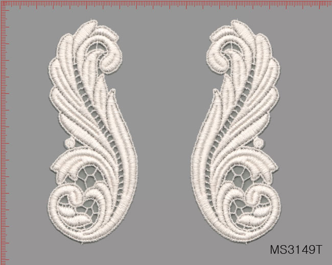 1개) 면케미컬 자수모티브 MS3149T