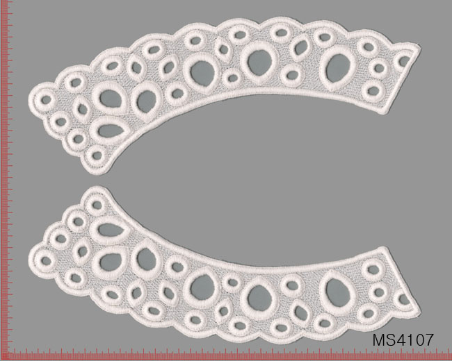 1개) 면케미컬 자수모티브 MS4107