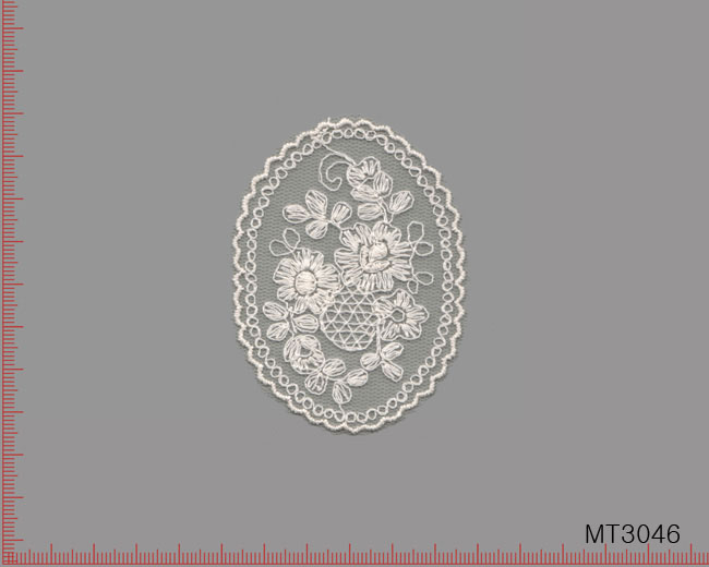 1개) 면망사 자수모티브 MT3046
