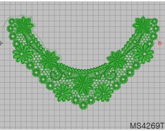 1개) 면케미컬 자수모티브 MS4269T